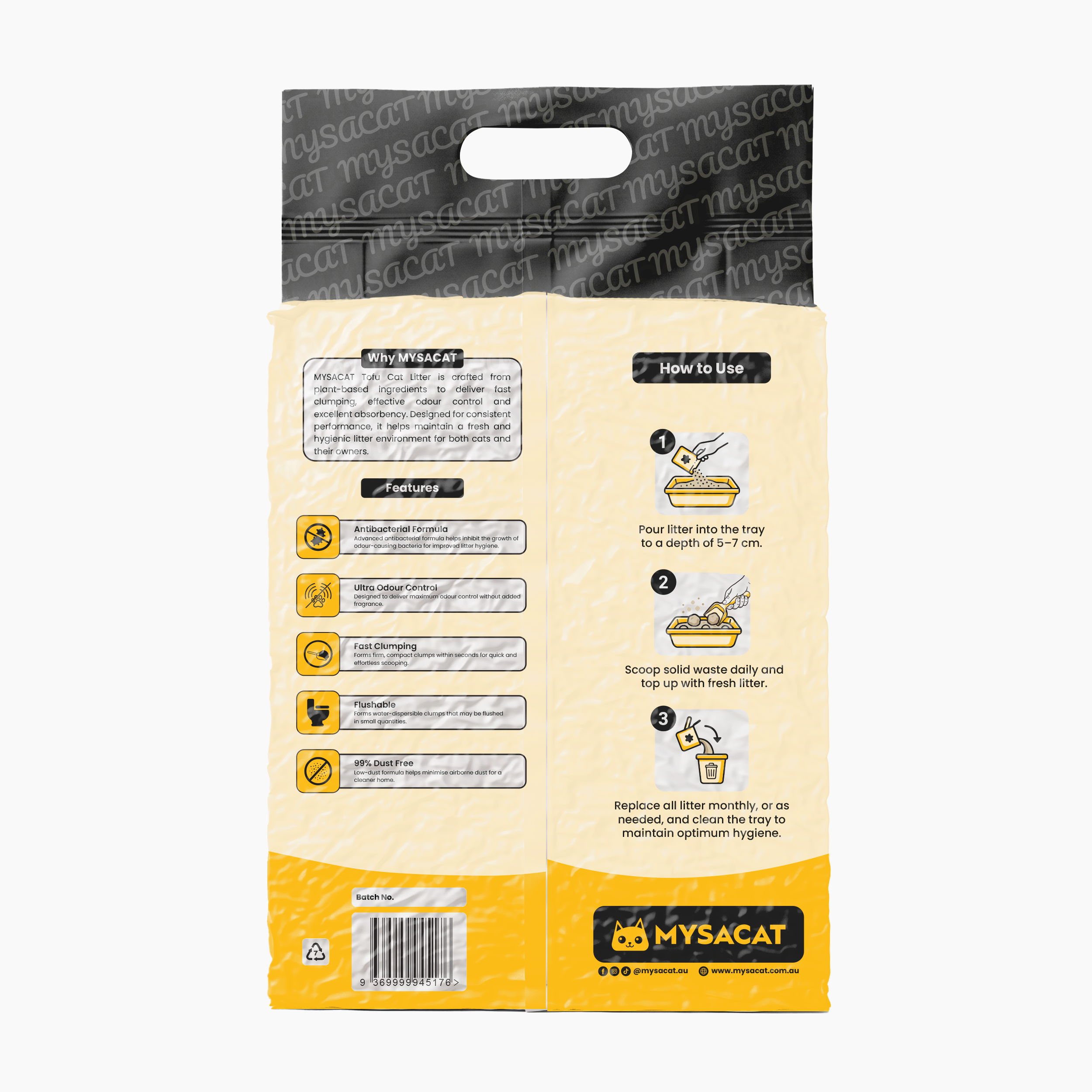 Tofu Cat Litter – Unscented